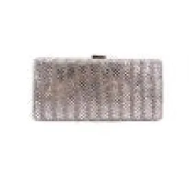 ANITA BLACK SILVER AND GOLD CLUTCH PURSE BAG