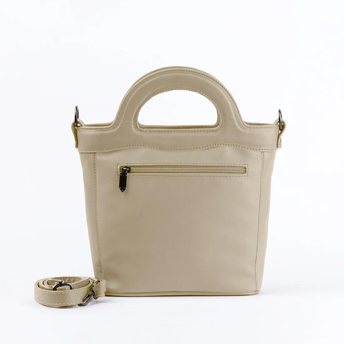 Beige Top Handle Handbag The space photographer
