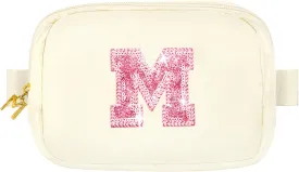 Birthday Gifts for 3 4 5 6 7 8 9 10 11 12 13 Year Old Girls Teens Kids,Initial Fanny Packs for Girls,Personalized Belt Bag for Daughter Sister,Cute Fashion Stuff,Monogrammed Gifts M