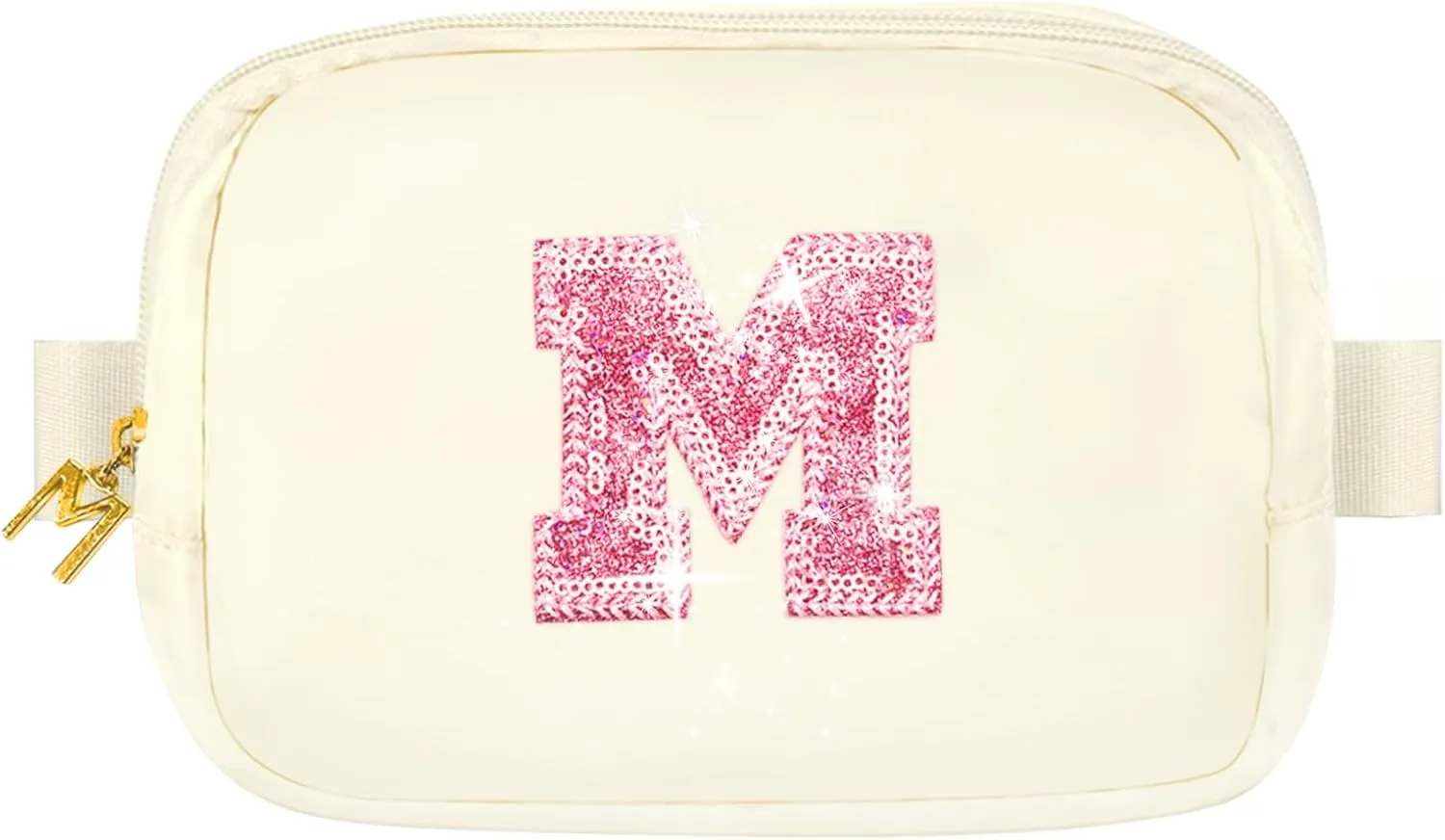 Birthday Gifts for 3 4 5 6 7 8 9 10 11 12 13 Year Old Girls Teens Kids,Initial Fanny Packs for Girls,Personalized Belt Bag for Daughter Sister,Cute Fashion Stuff,Monogrammed Gifts M