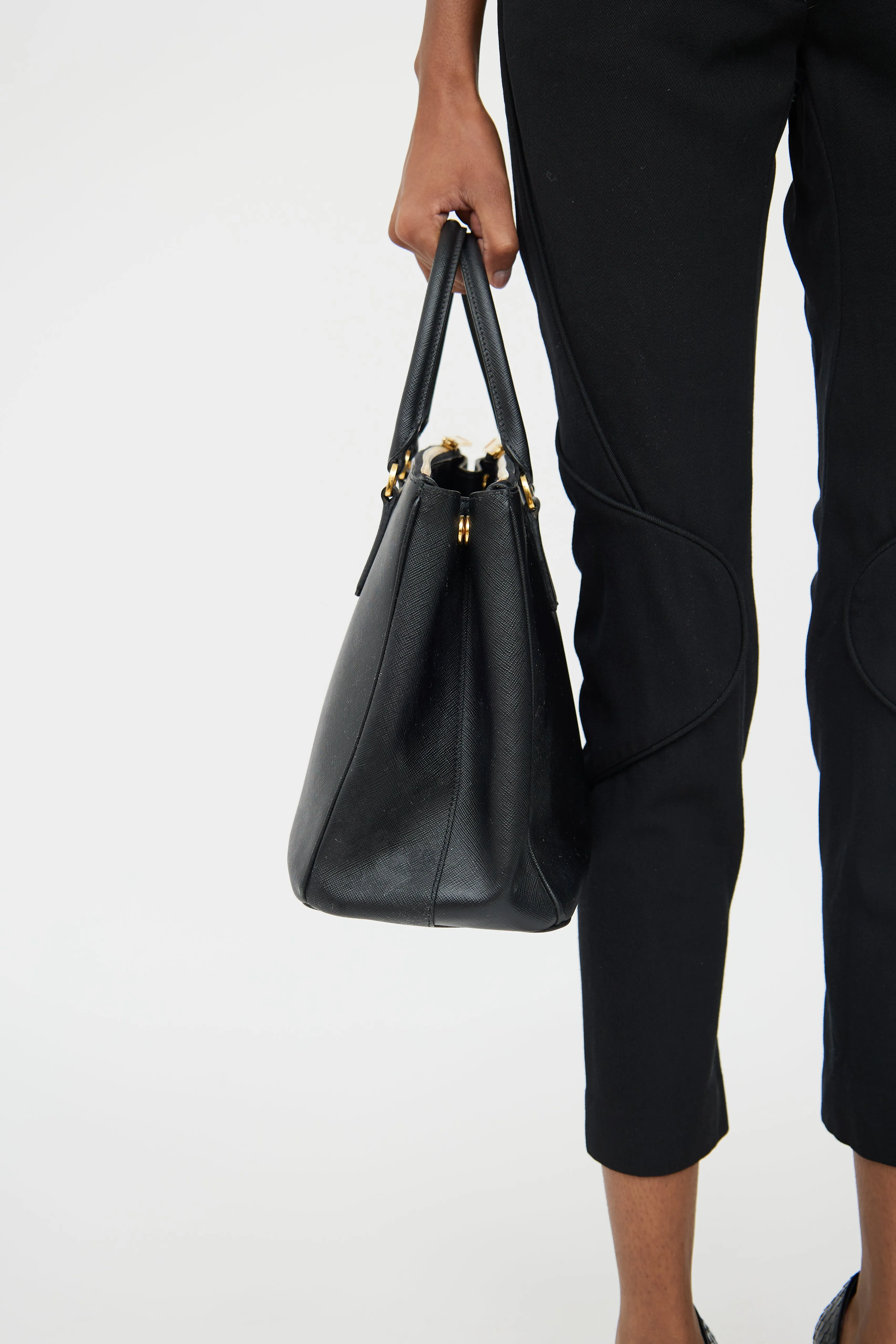 Black Saffiano Galleria Bag