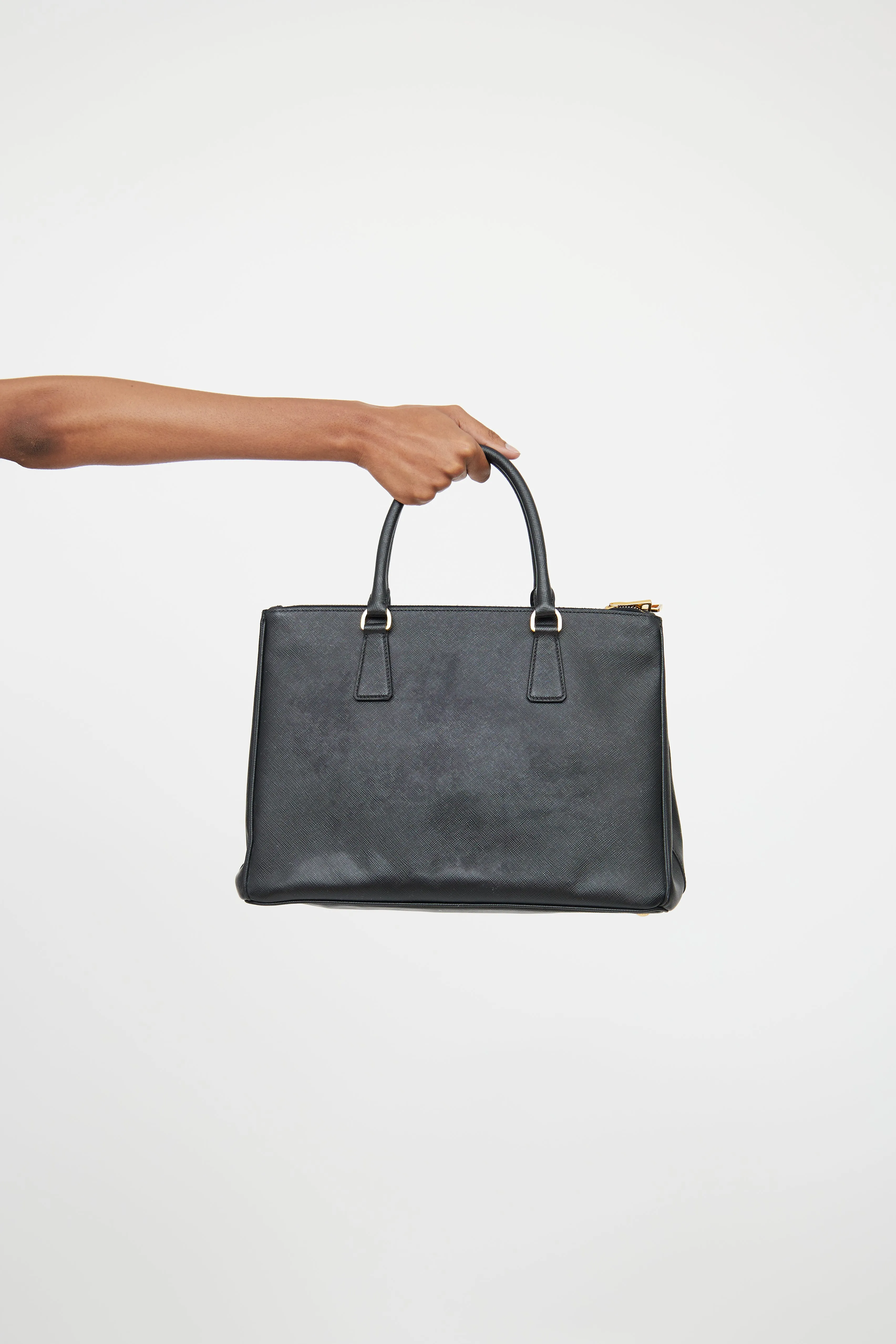 Black Saffiano Galleria Bag