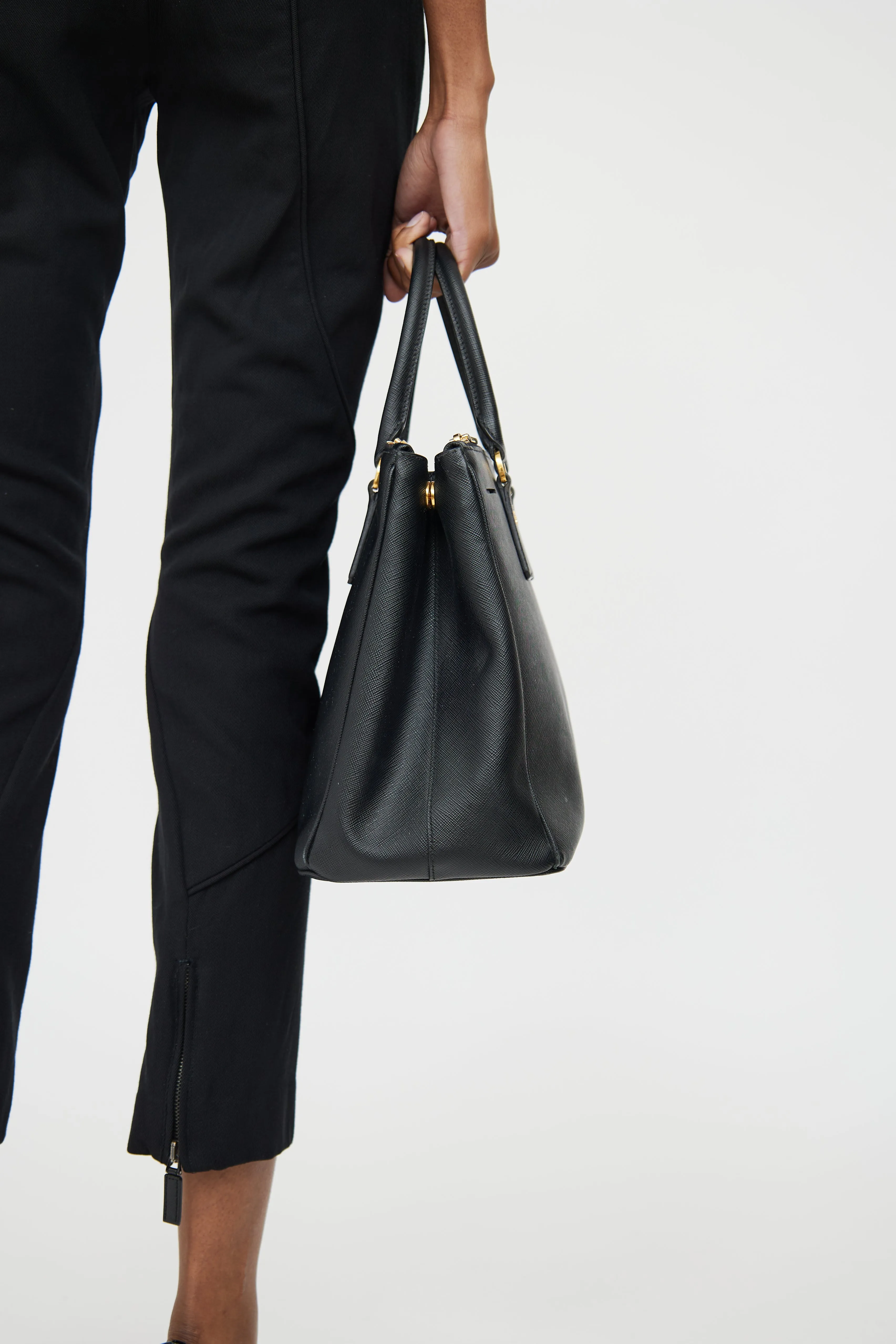 Black Saffiano Galleria Bag
