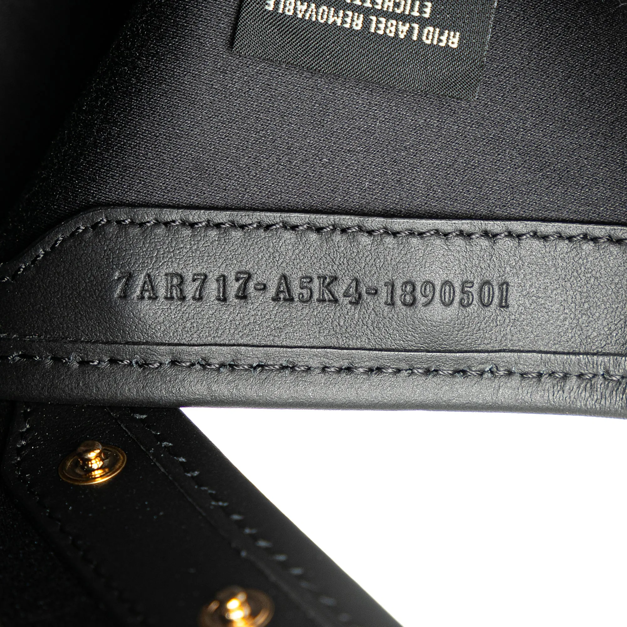 Brown Fendi Small Zucca Coated Canvas Peekaboo Defender Clutch Bag