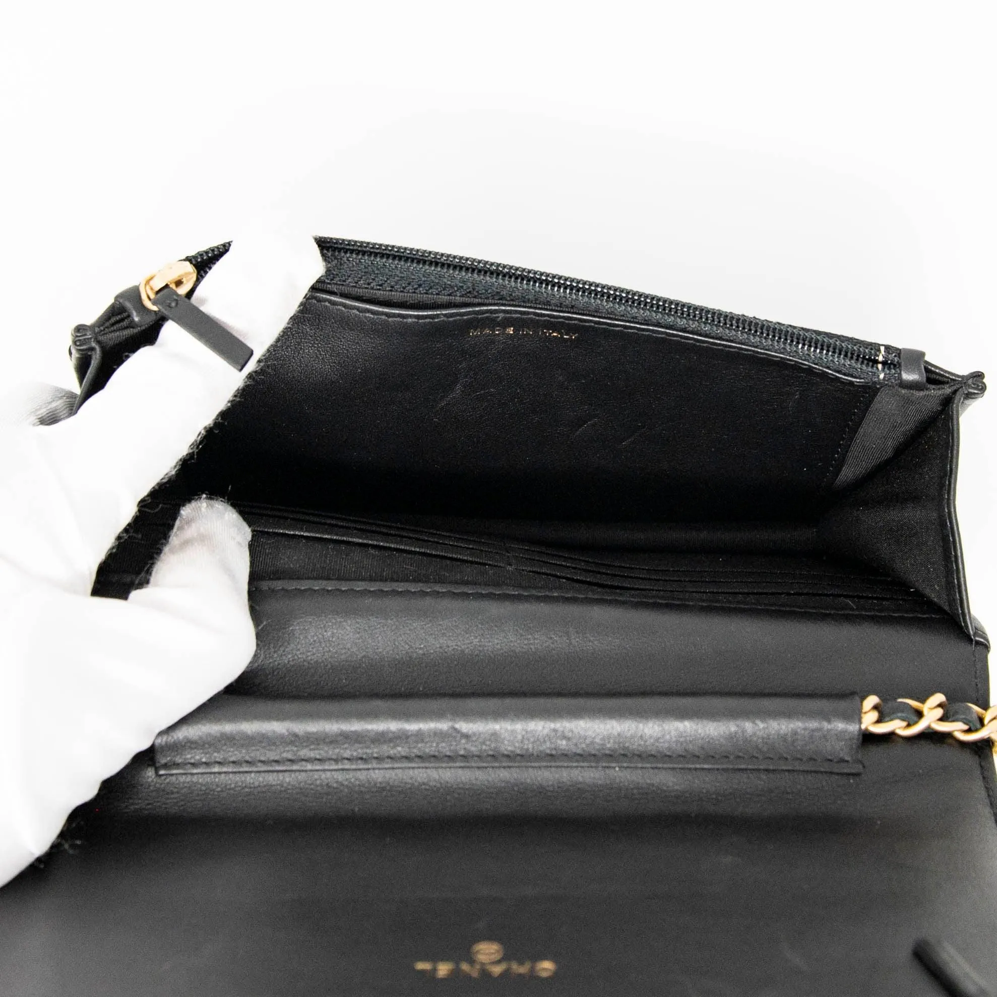 Chanel Black Boy Wallet on Chain