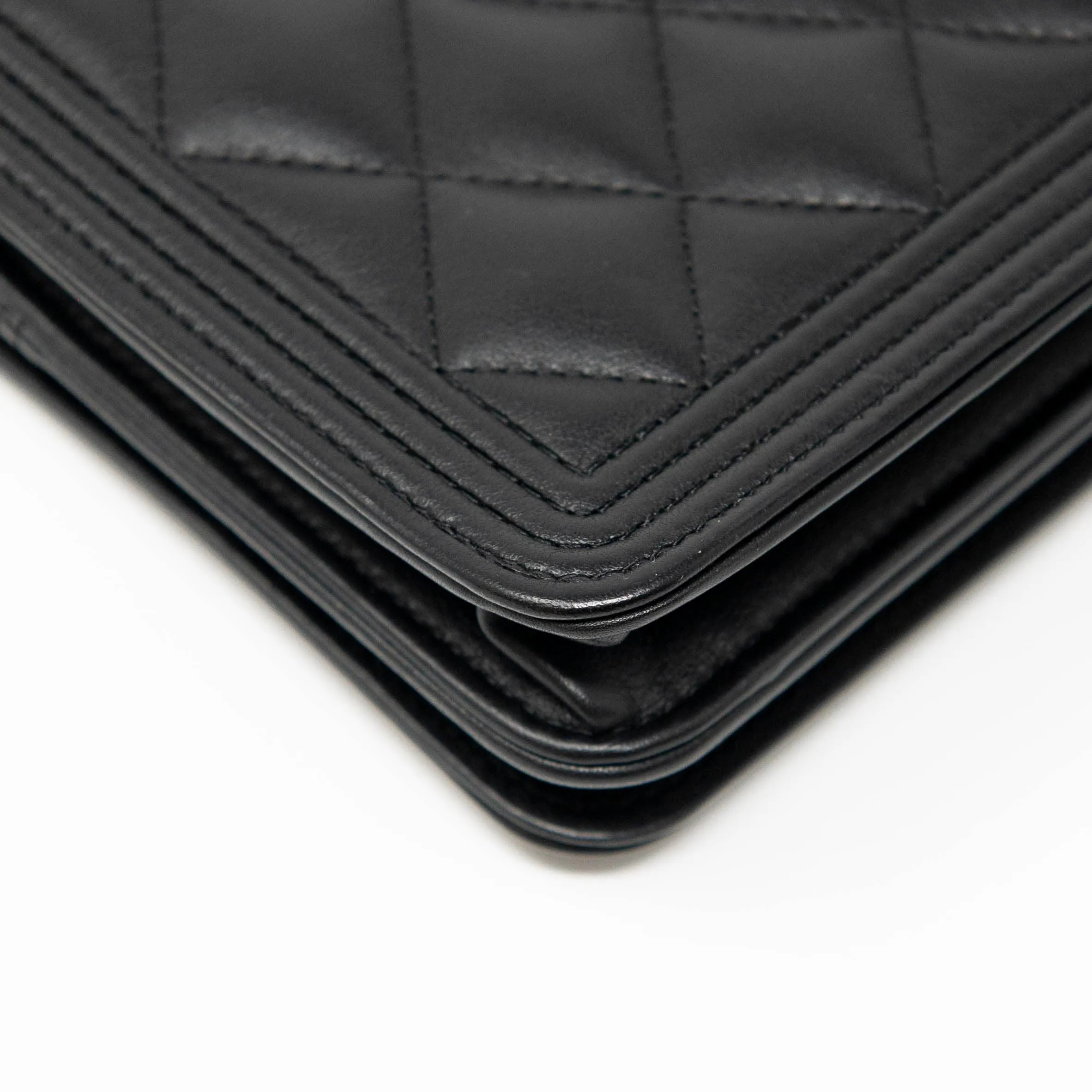 Chanel Black Boy Wallet on Chain