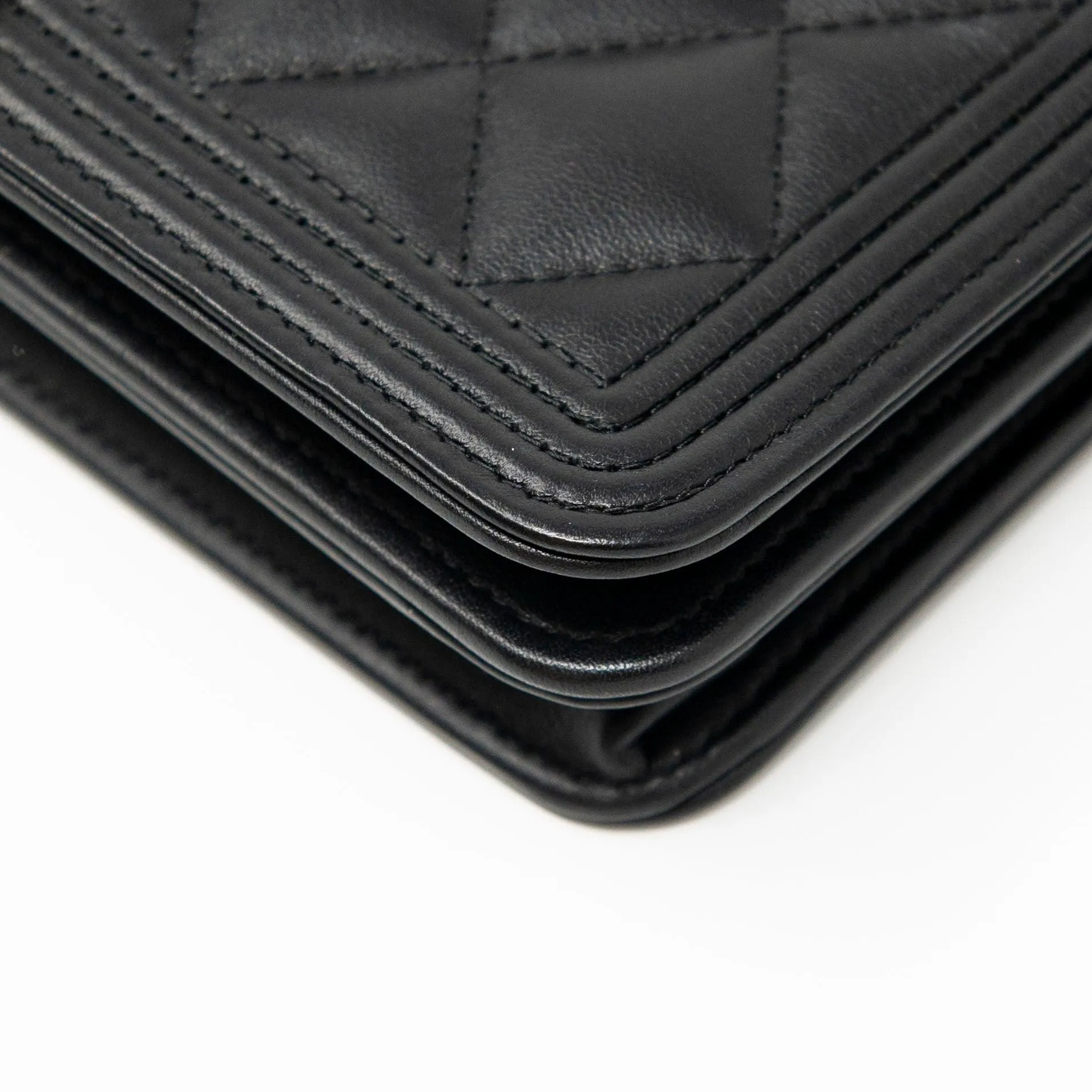 Chanel Black Boy Wallet on Chain