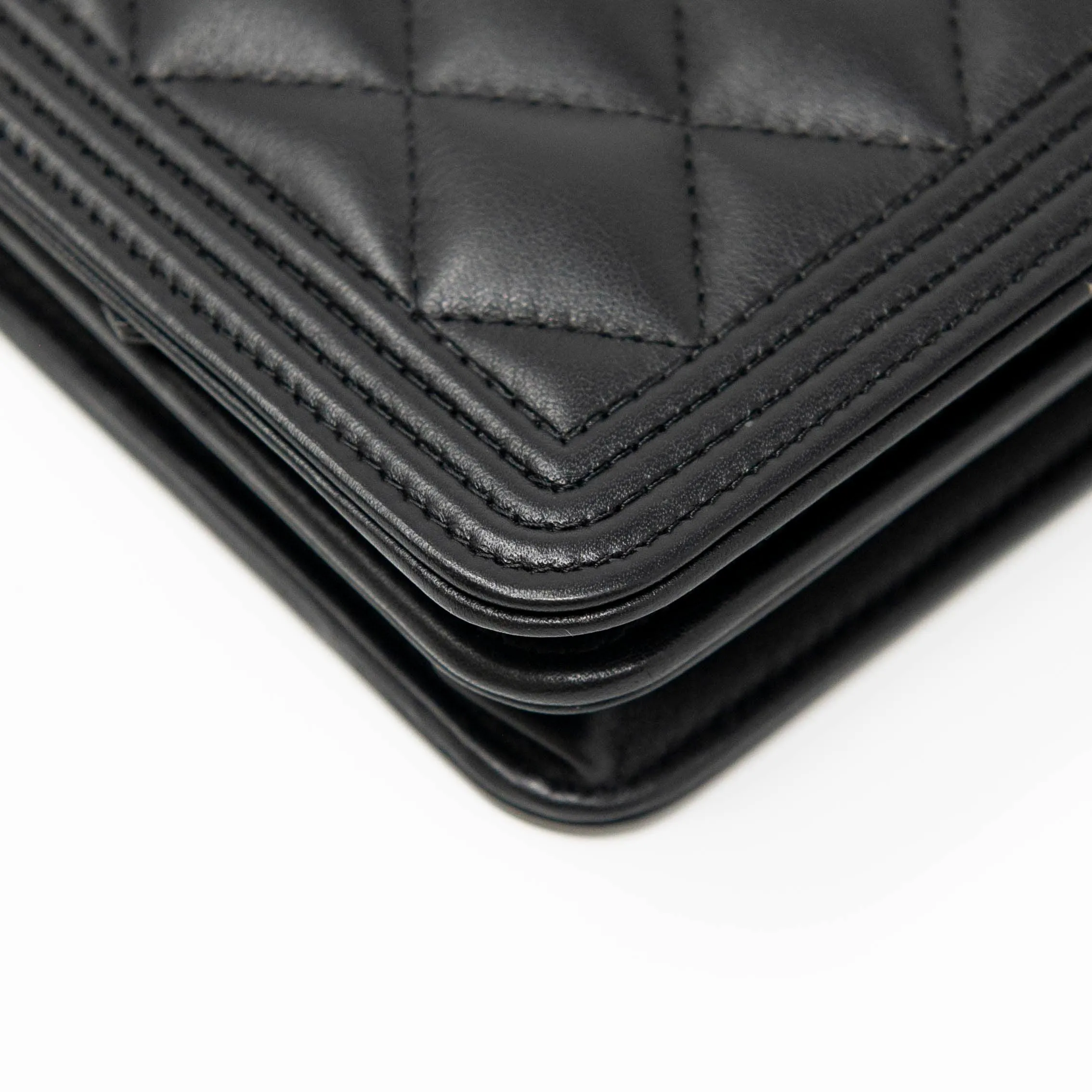 Chanel Black Boy Wallet on Chain