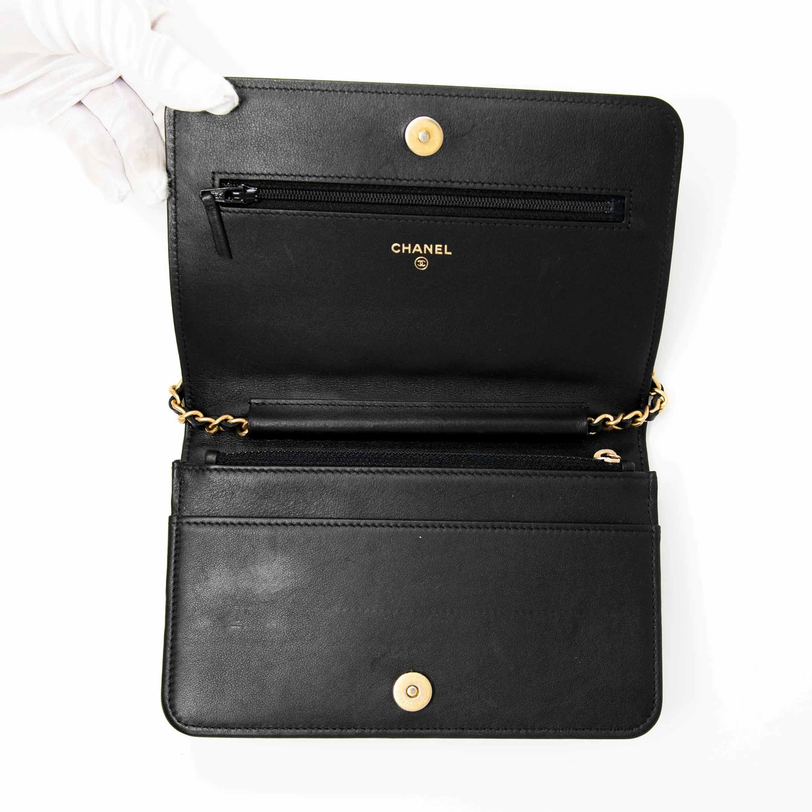 Chanel Black Boy Wallet on Chain