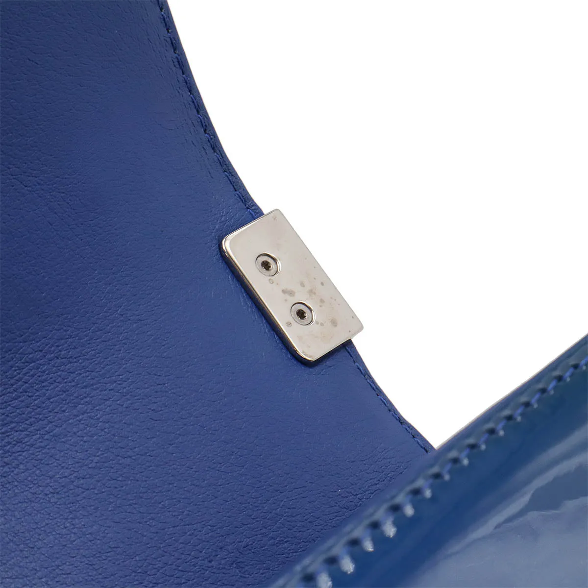 Chanel Boy Matelasse Chain Bag Patent Leather