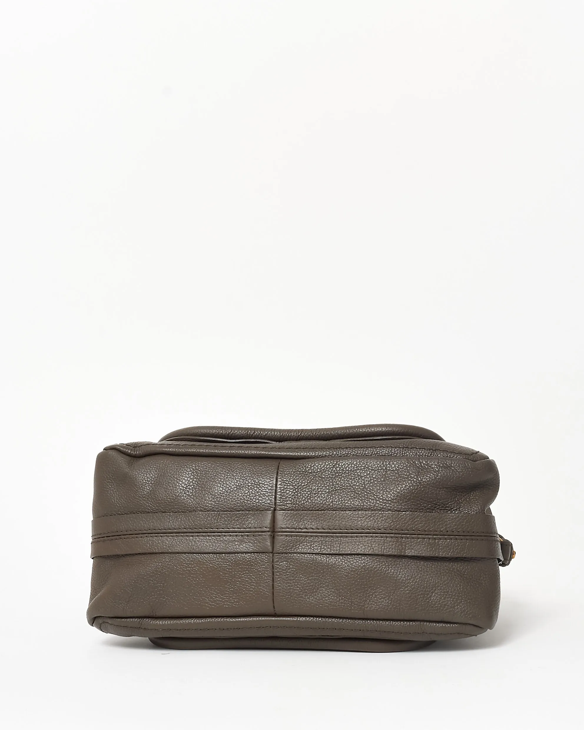 Chloé Brown Leather Small Paraty Satchel Bag