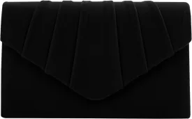 Clutch Purses for Women Evening Bag Faux Suede Formal Party Wedding Cocktail Prom