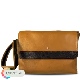 Custom Messenger Leather Bag for Macbook 15" & 16"