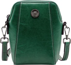 Designer Leather Small Crossbody Bags Purses for Women Cell Phone Bag Soft Women's Shoulder Handbags Gifts for Women