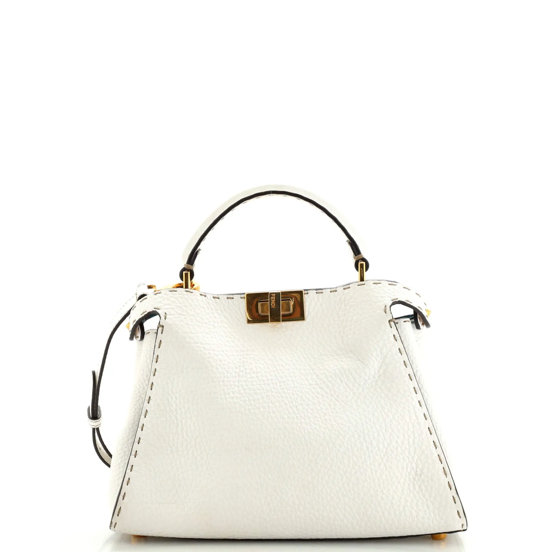 FENDI Iconic Selleria Peekaboo Bag Leather Small