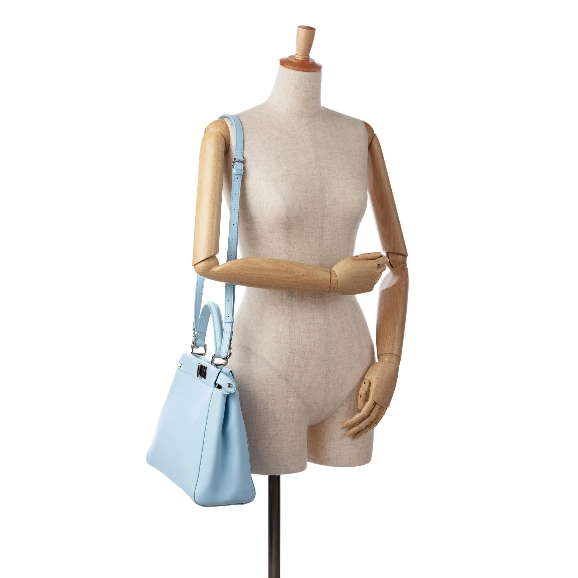 Fendi Medium Peekaboo Satchel (SHG-XV0djZ)