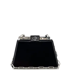 FENDI Peekaboo Cut Bag Leather Petite