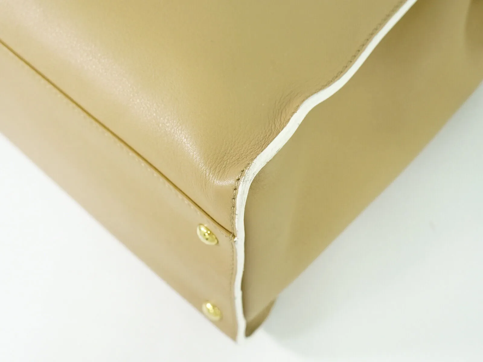 Fendi Peekaboo  Leather Handbag ()
