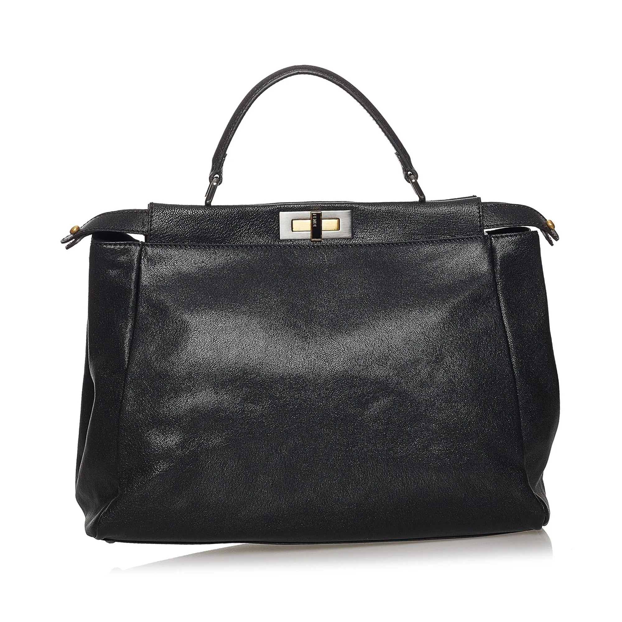 Fendi Peekaboo Leather Satchel (SHG-31245)