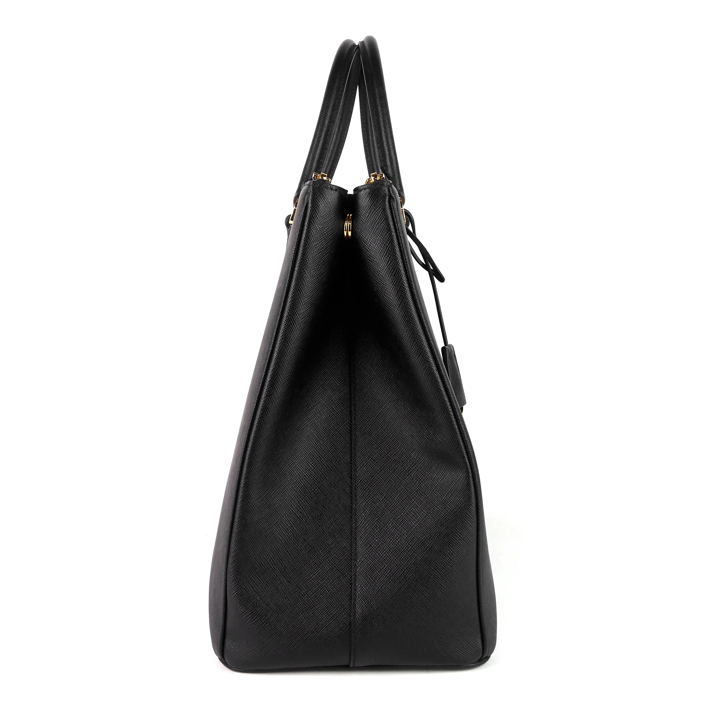 Galleria Double Zip Maxi Saffiano Leather Bag