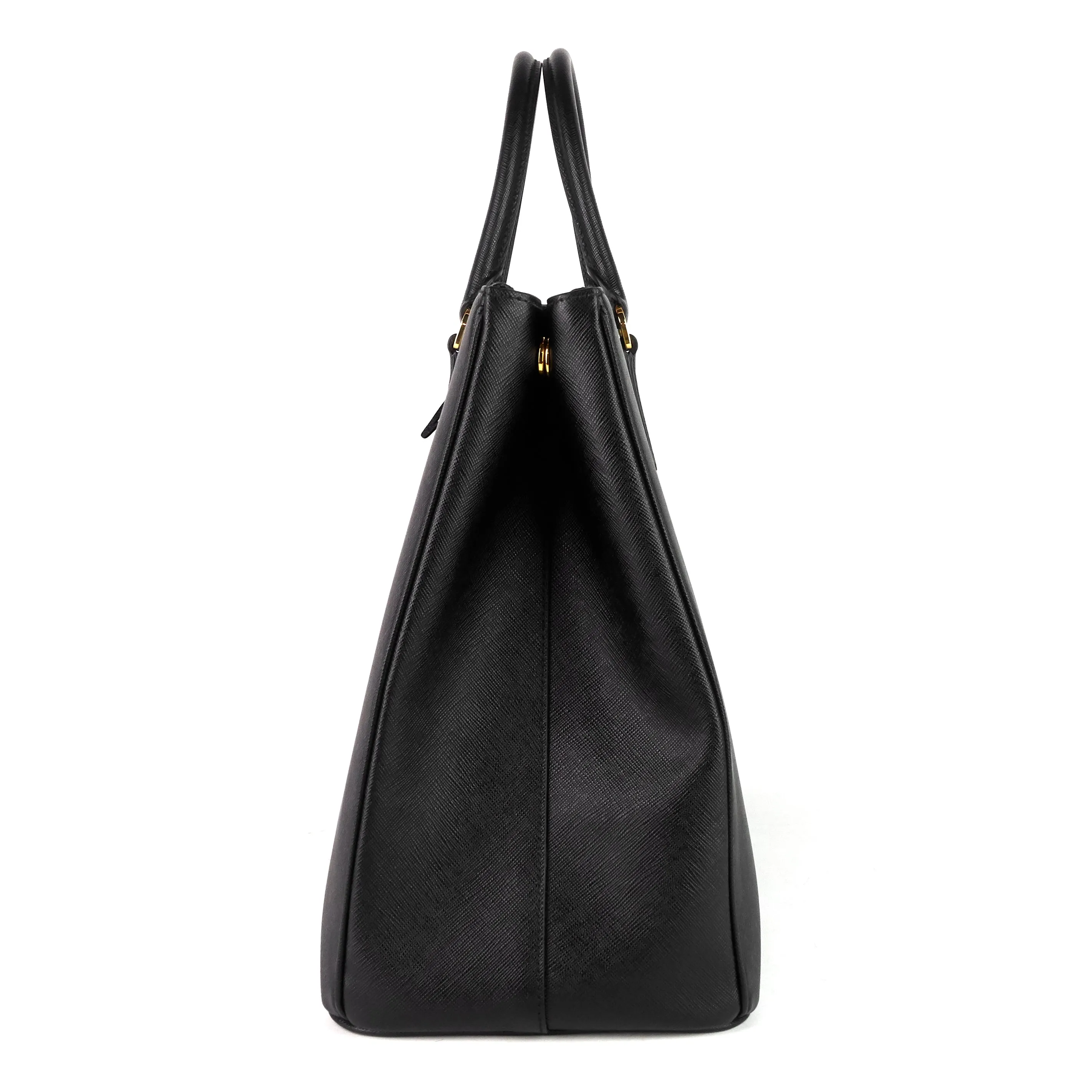 Galleria Double Zip Maxi Saffiano Leather Bag