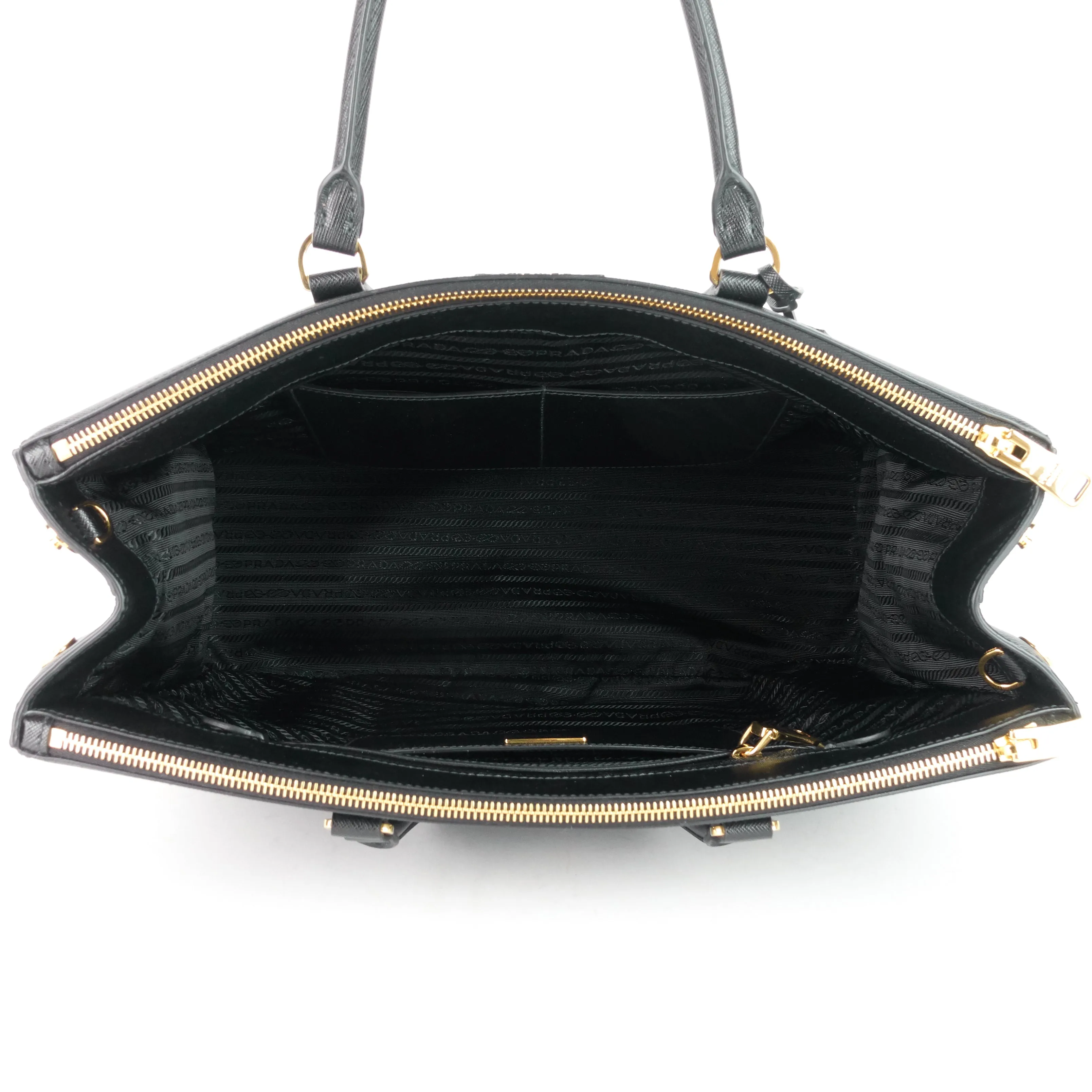 Galleria Double Zip Maxi Saffiano Leather Bag