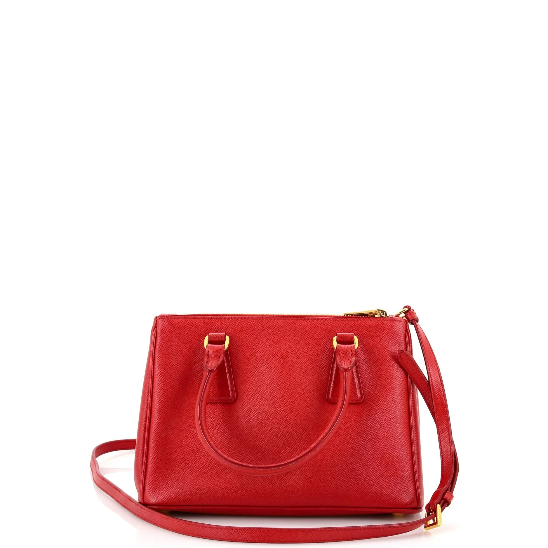 Galleria Double Zip Tote Saffiano Leather Small