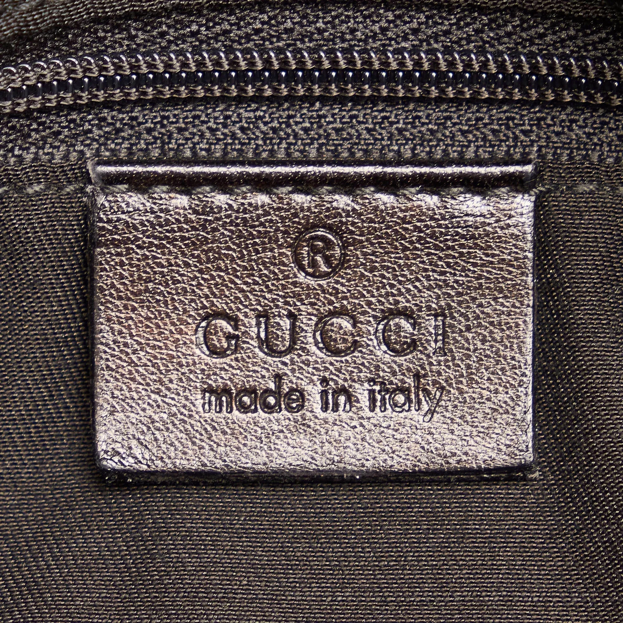 Gucci Abbey D-Ring Patent Leather Handbag