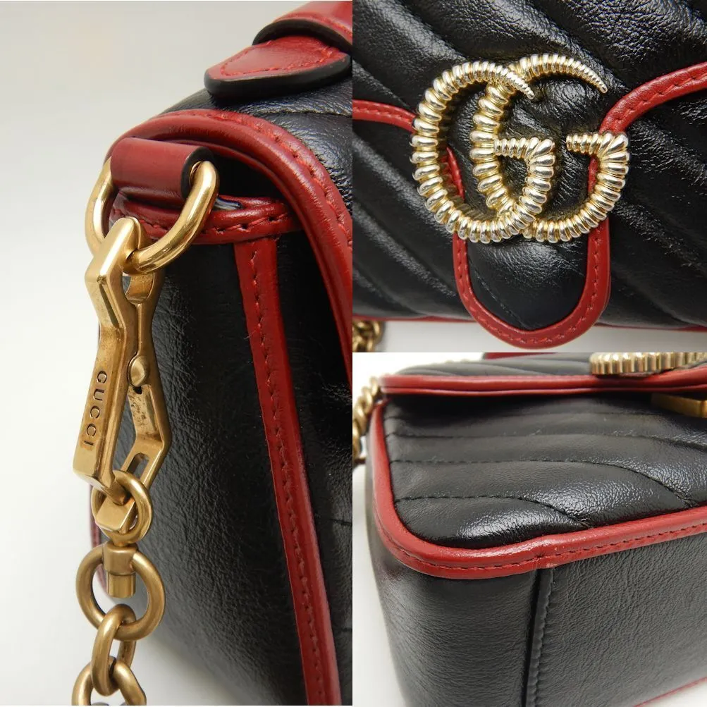 Gucci Handbag Gg Marmont Mini Top Handle