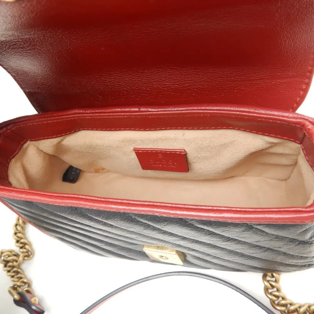 Gucci Handbag Gg Marmont Mini Top Handle