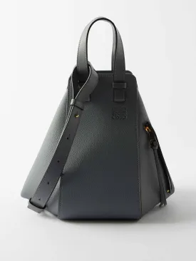 Hammock small grained-leather handbag