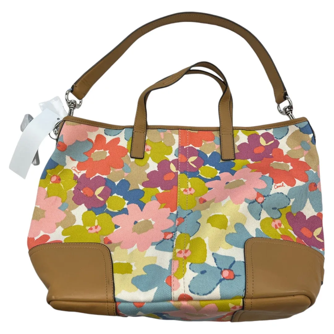 Handbag Designer By Coach, Size: Medium