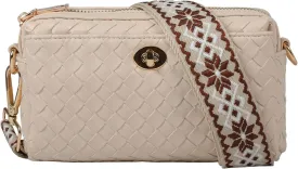 Handwoven Crossbody Bag for Women, Shoulder Purse with Adjustable Strap Lightweight Summer Festival Bag Gift