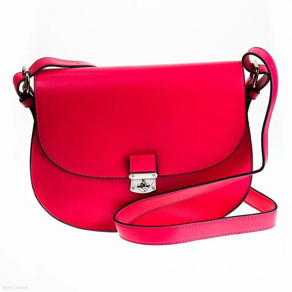 Hillary Cross Body Bag (Fuschia)