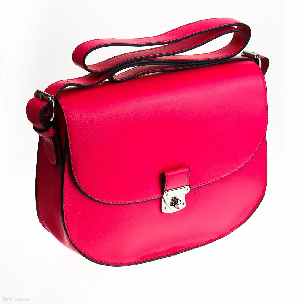 Hillary Cross Body Bag (Fuschia)