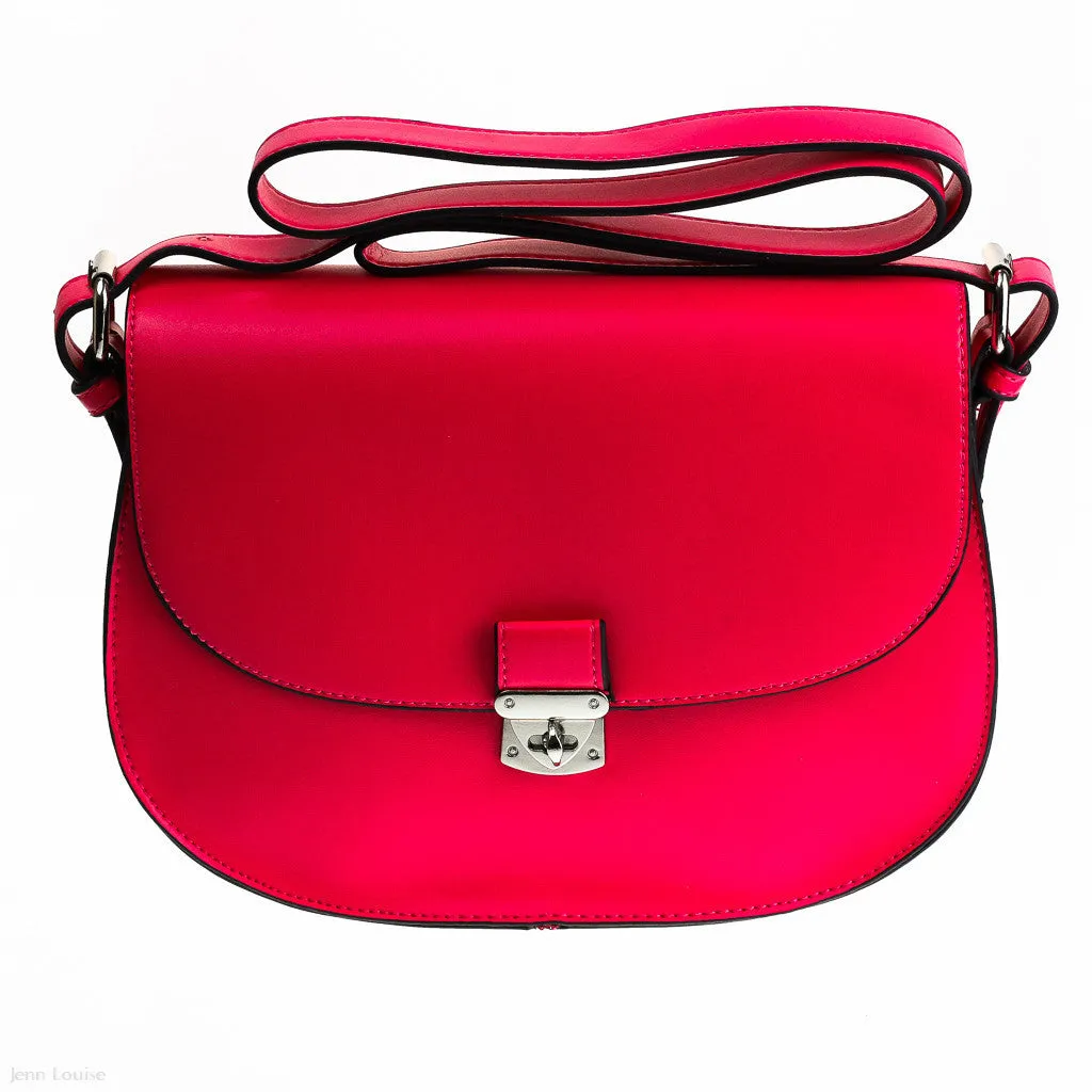 Hillary Cross Body Bag (Fuschia)