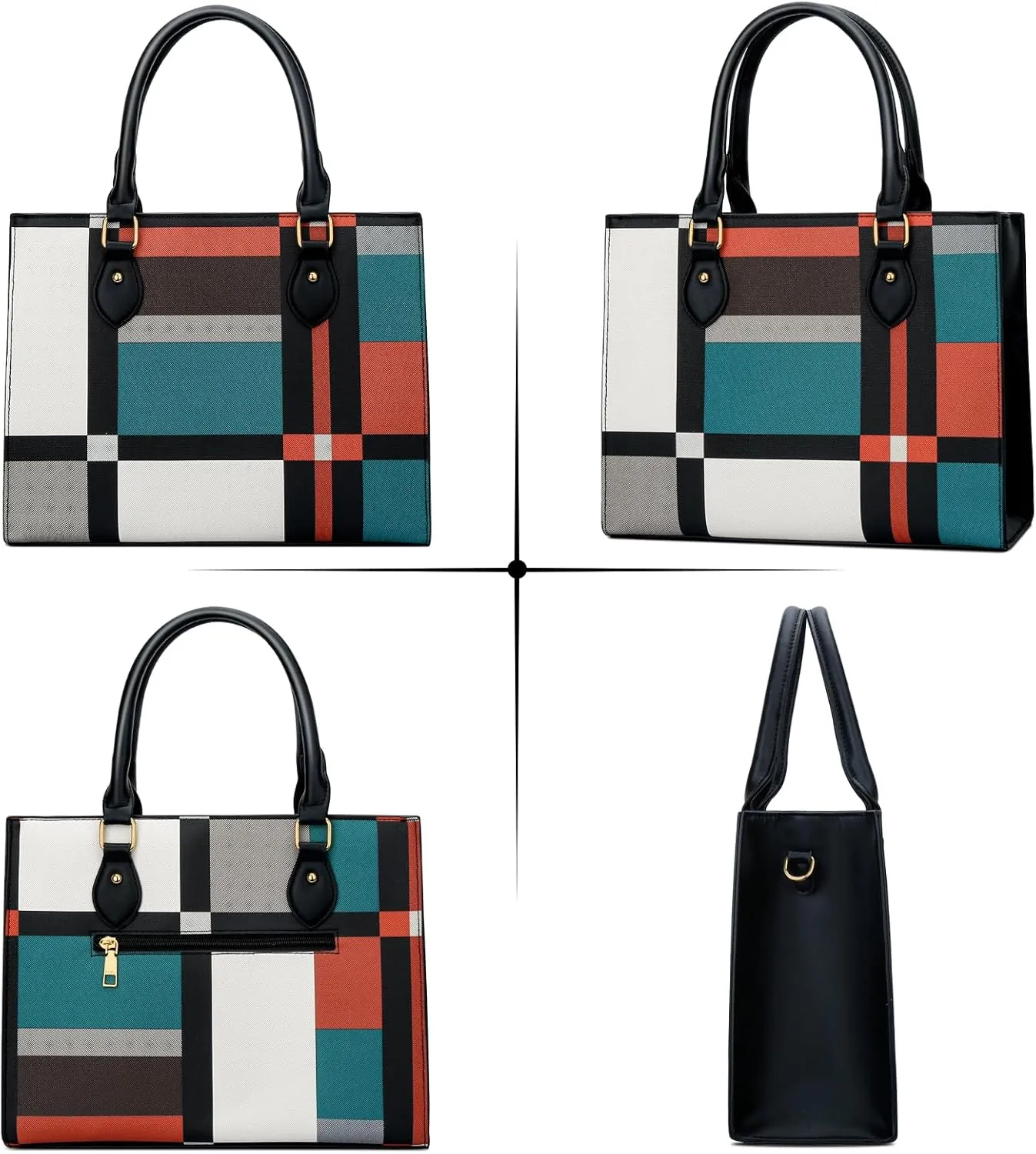 KKXIU Purses and Handbags for Women Vegan Leather Tote Shoulder Bag Ladies Top Handle Satchel with Coin Purse
