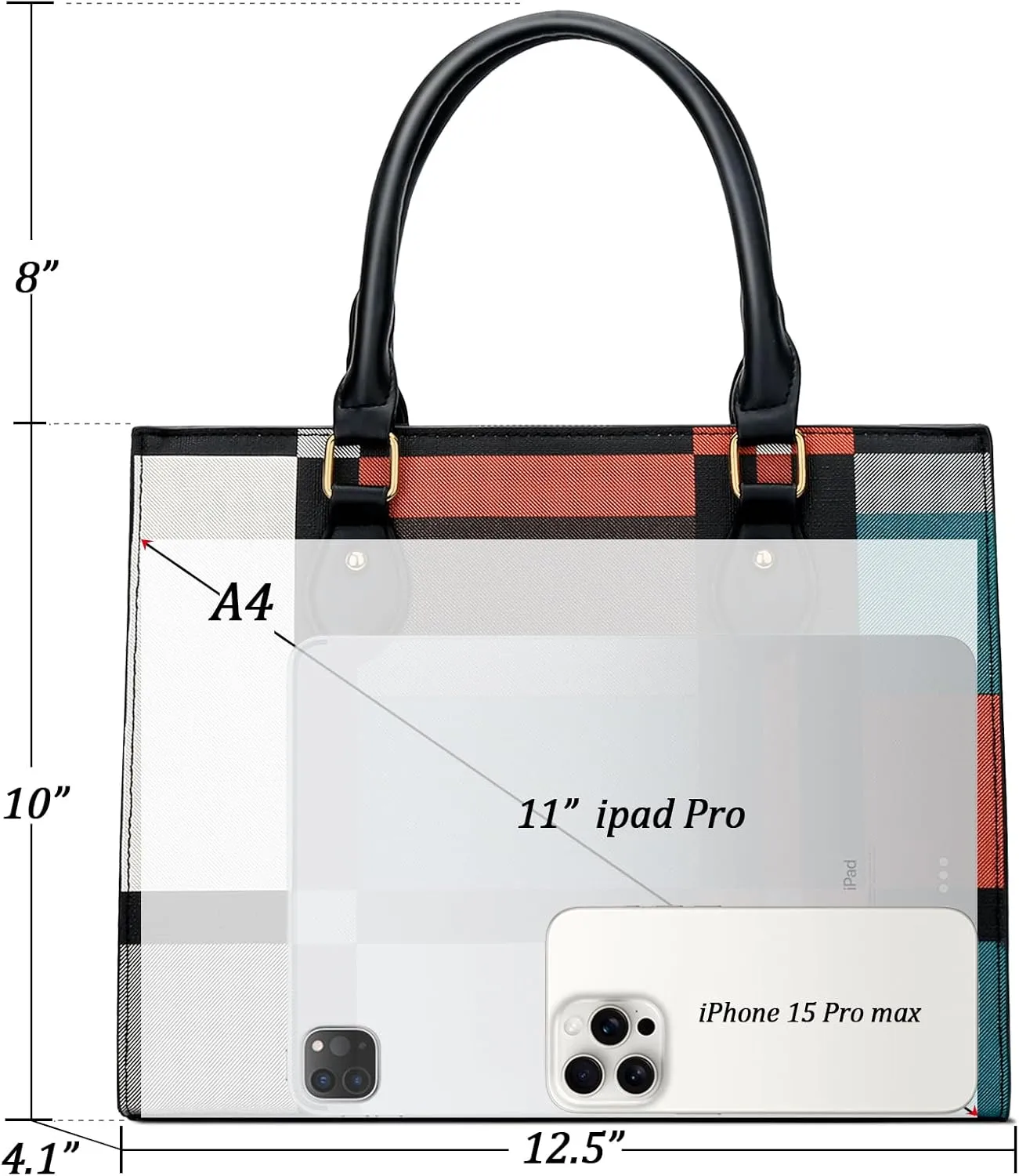 KKXIU Purses and Handbags for Women Vegan Leather Tote Shoulder Bag Ladies Top Handle Satchel with Coin Purse