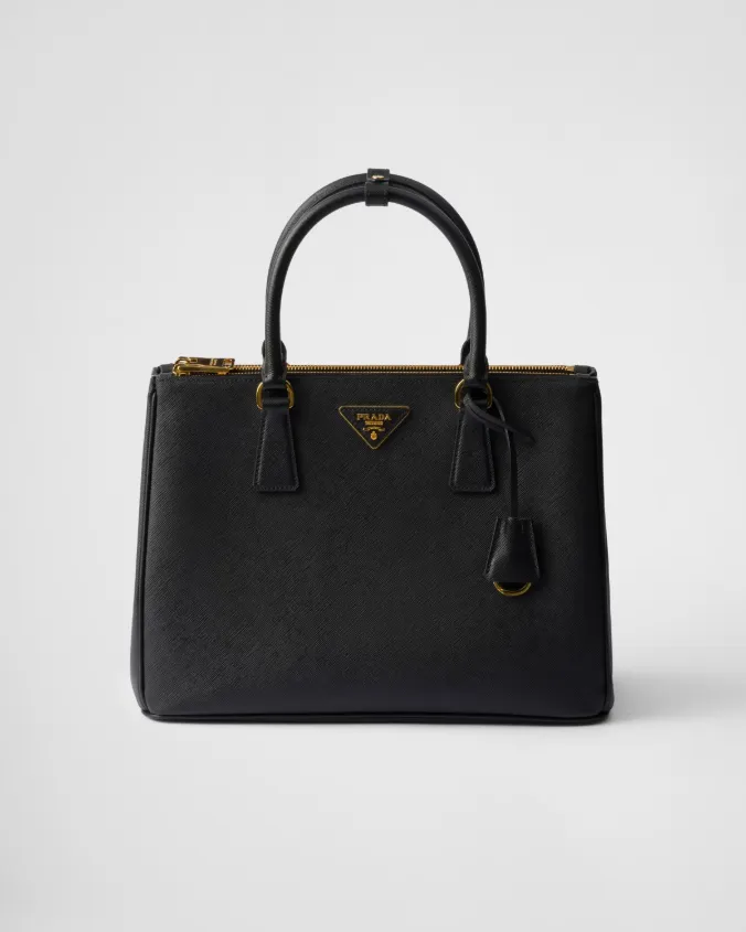 Large prada galleria saffiano leather bag