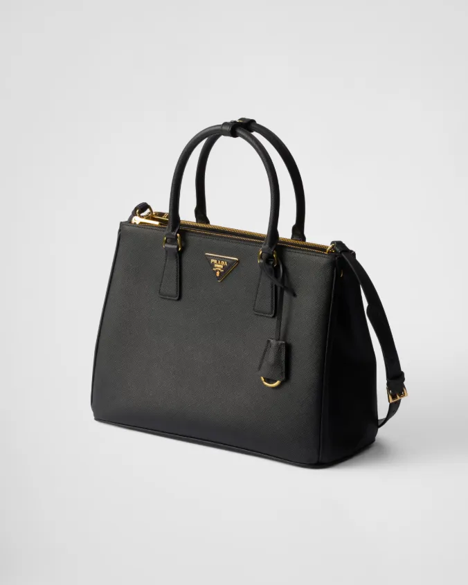 Large prada galleria saffiano leather bag