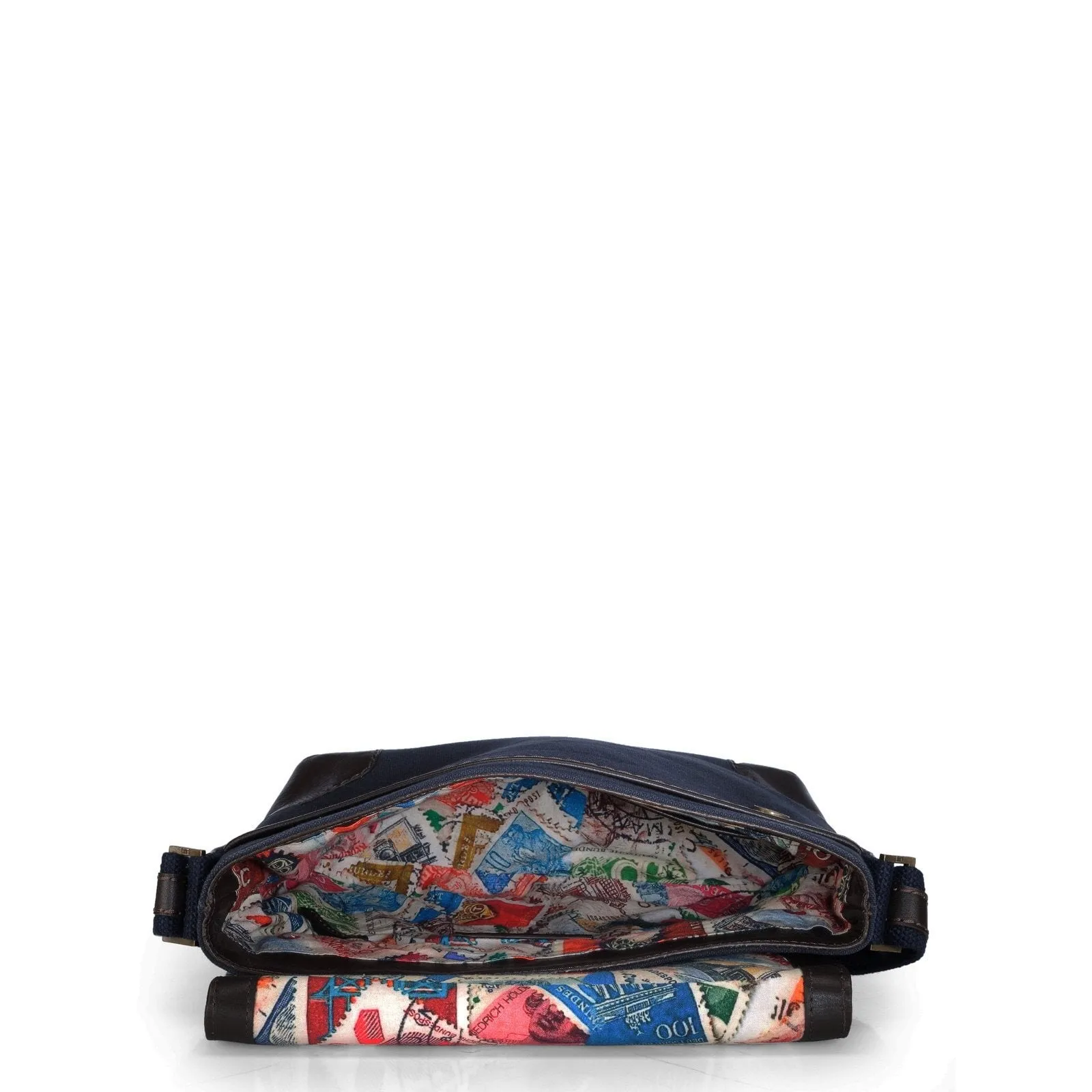 Leather Messenger Bag - PR1153