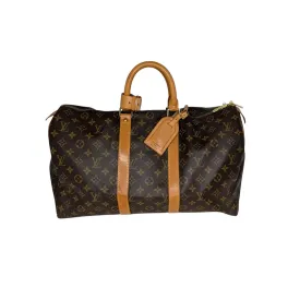 Louis Vuitton 1995 Monogram Canvas Keepall 45 Weekender