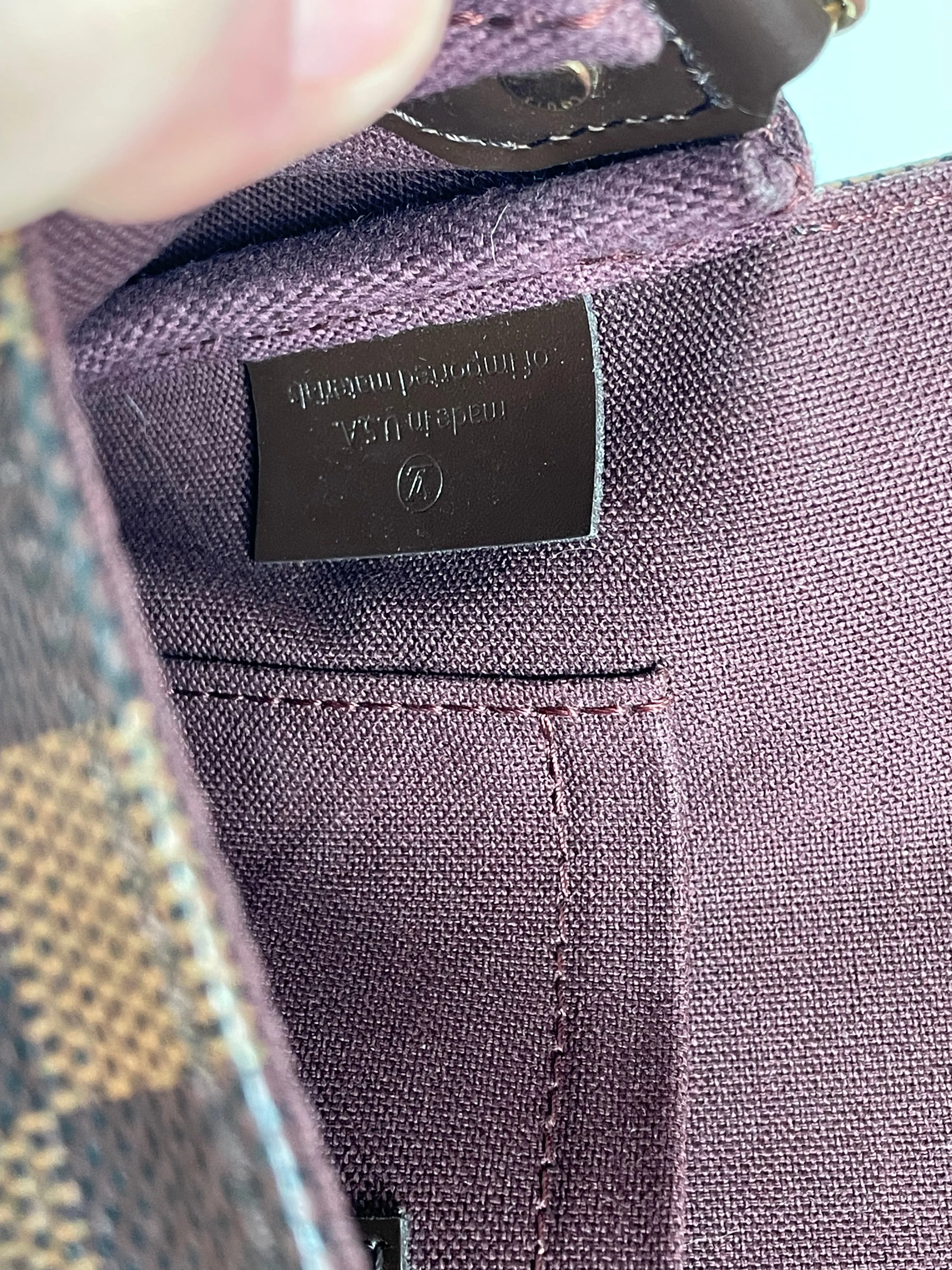 LOUIS VUITTON  | FAVORITE PM | DAMIER EBENE