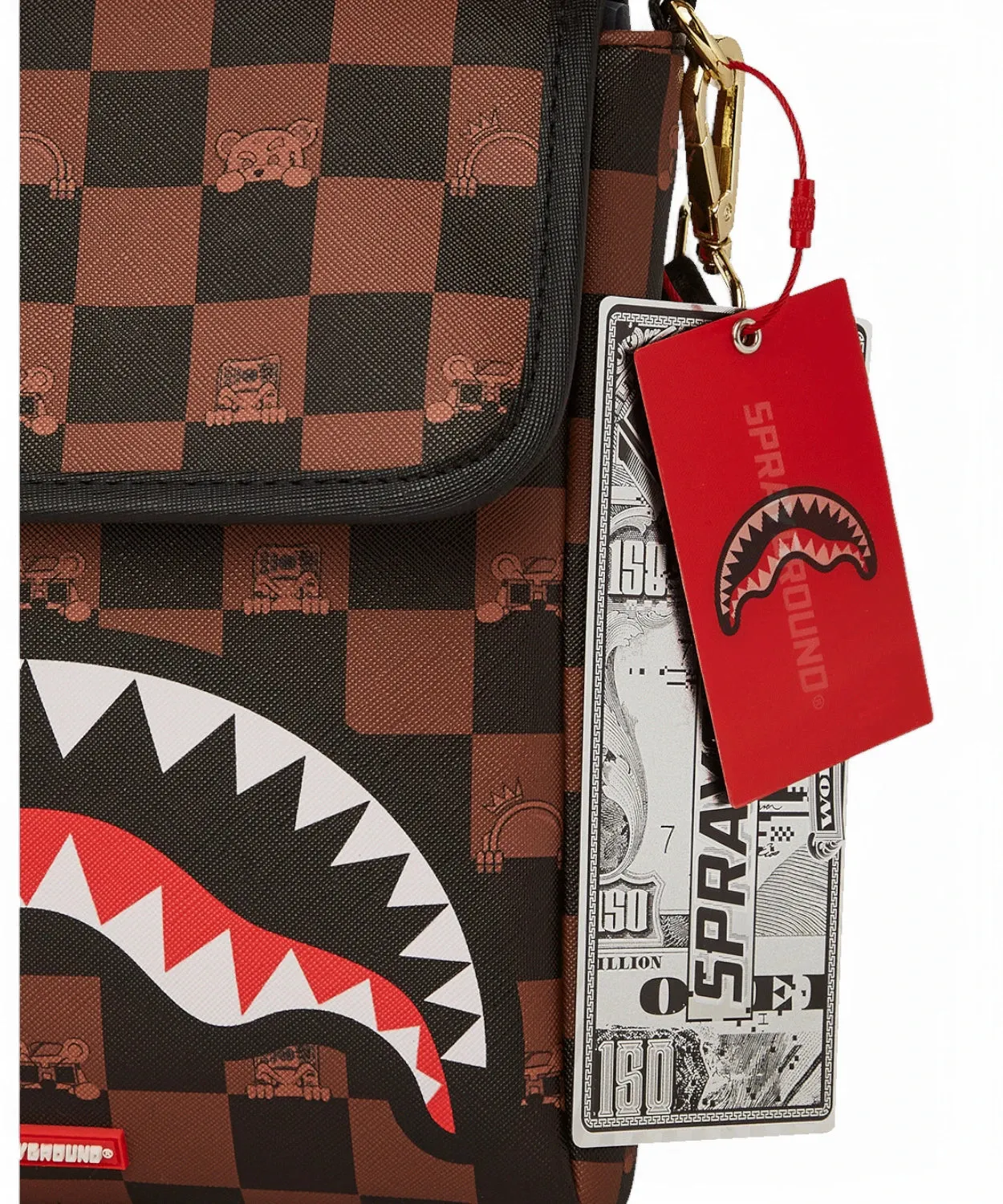 Messenger Sprayground Peeking Character Check
