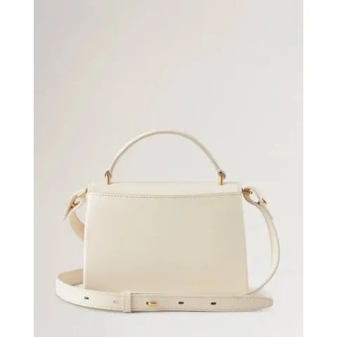 Mulberry Small Lana Top Handle in Eggshell