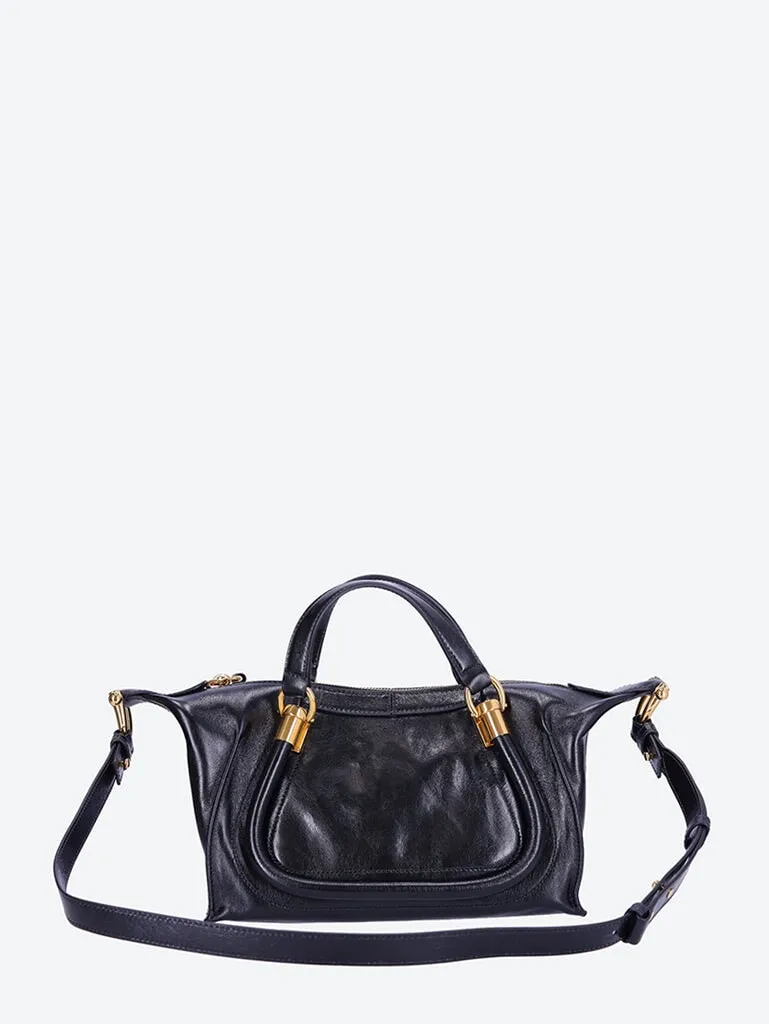Natural shiny calfskin Paraty 24 handbag