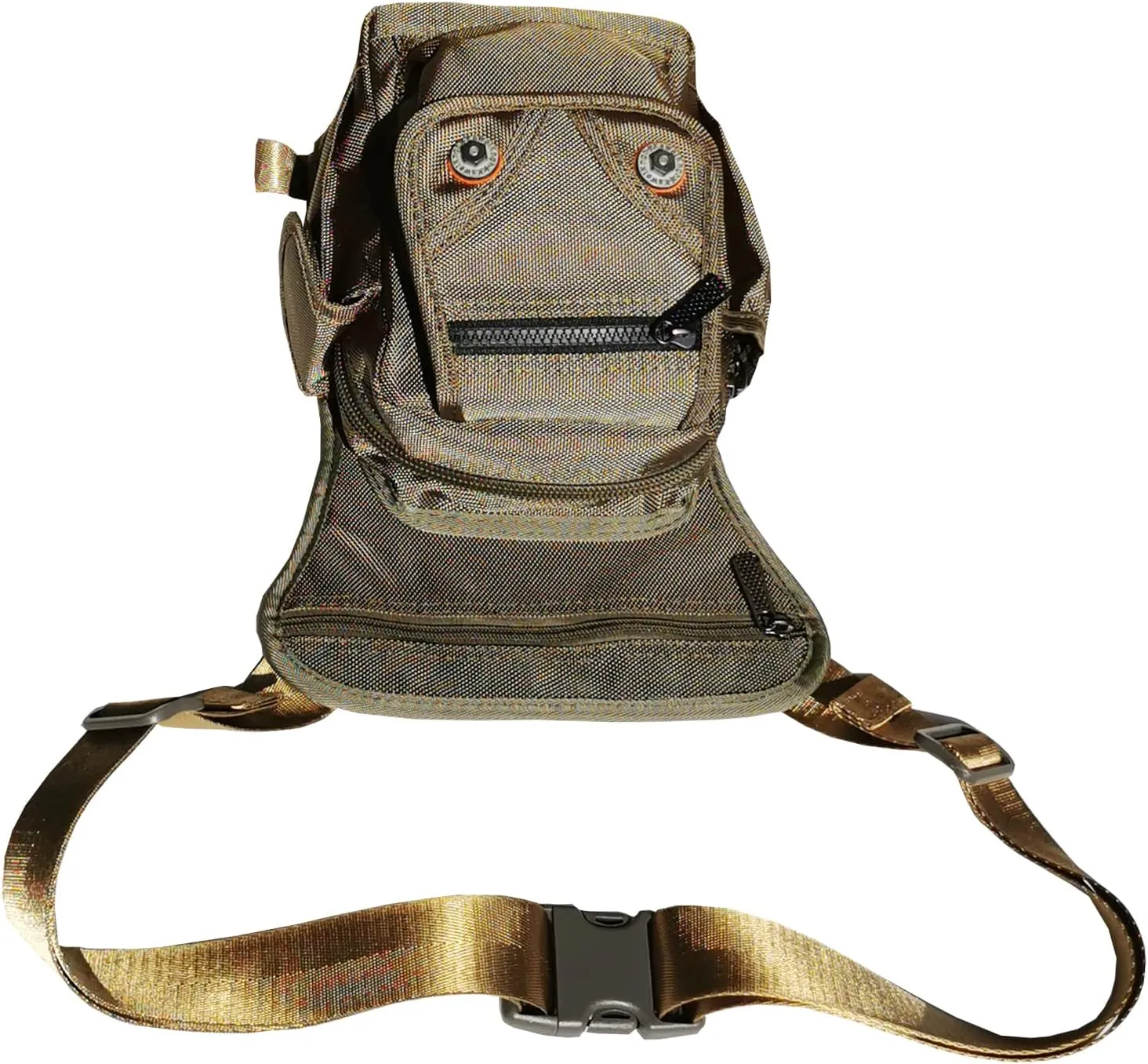 Nylon Leg Bag Thigh Pouch Fanny Pack Tactical Shoulder Messenger Bag Green