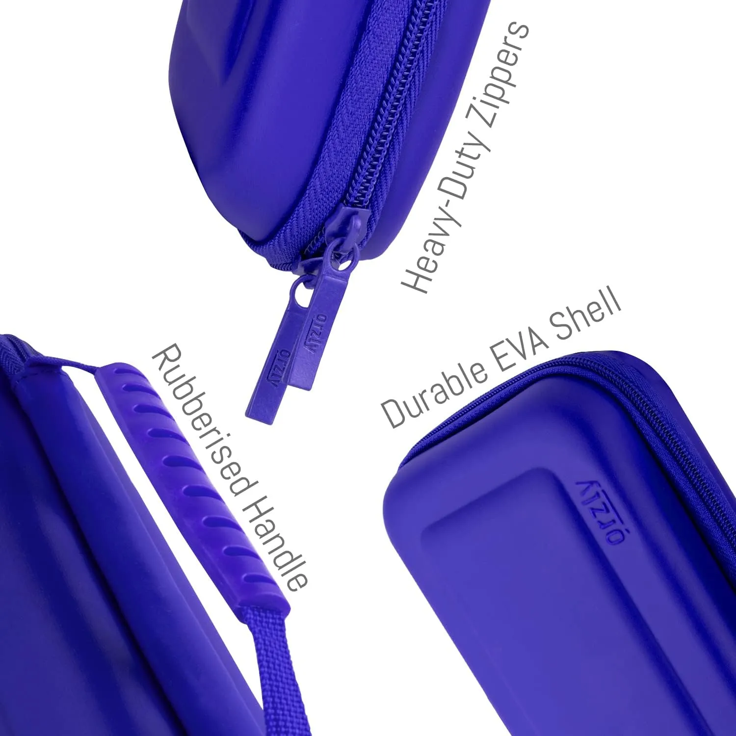 Orzly Carry Case Compatible with Nintendo Switch and New Switch OLED Console -Protective Hard Portable Travel Carry Case Shell Pouch with Pockets for Accessories and Games