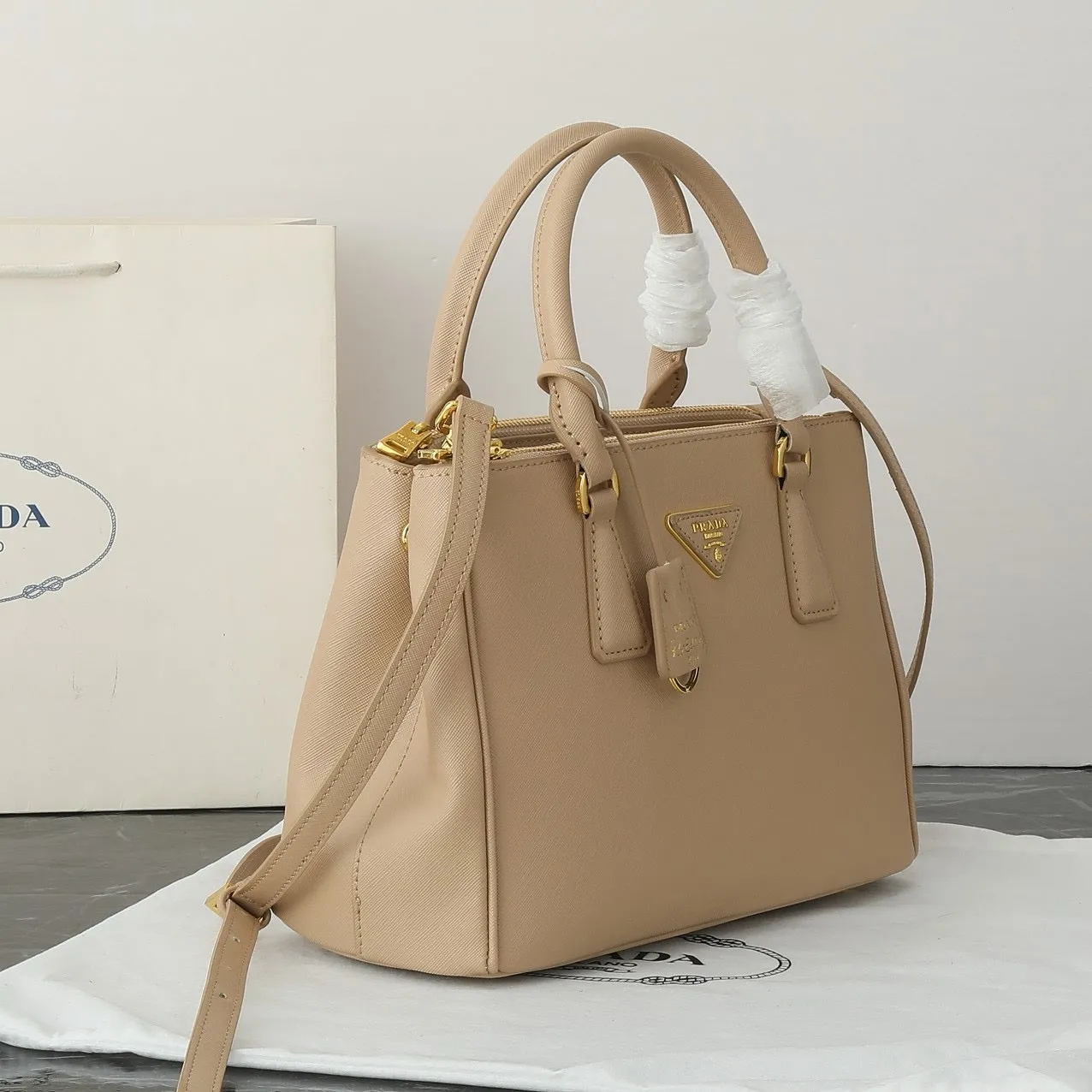 P Small Galleria Saffiano Bag