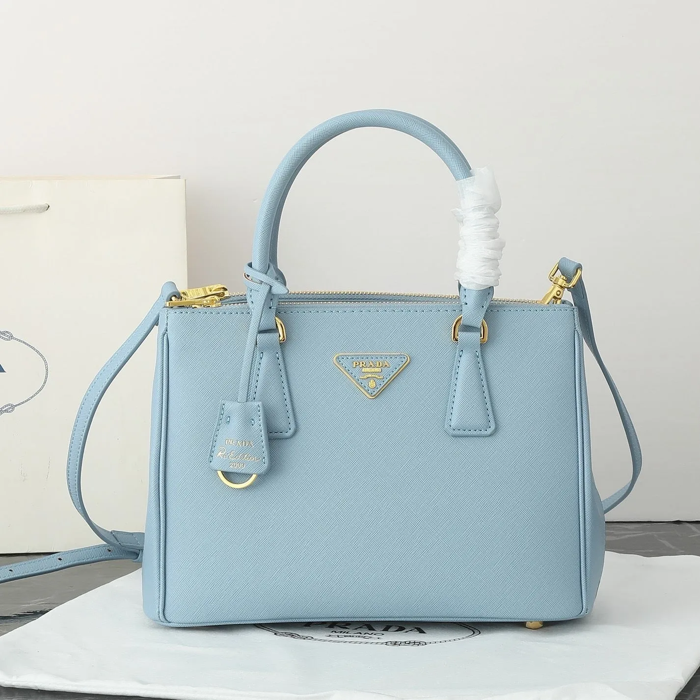 P Small Galleria Saffiano Bag